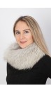 Arctic fox fur neck warmer